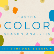 Personal Color Analysis + 1:1 Style/Color Session - The Glow Guide